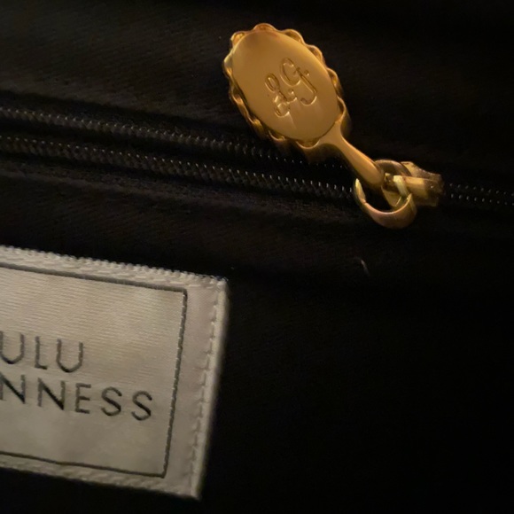 RARE Lulu Guinness Gold Box Purse - Picture 9 of 10